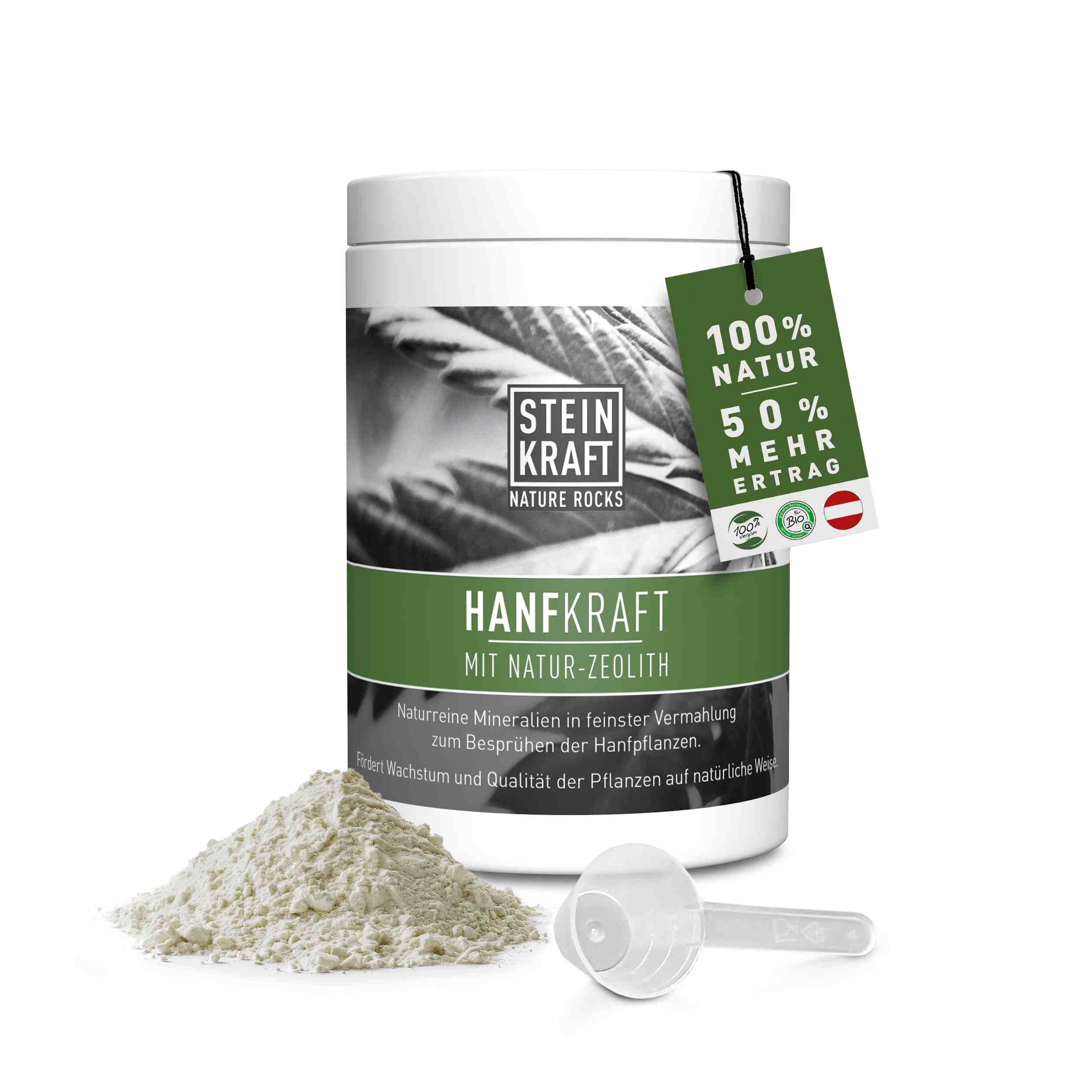 HANFKRAFT mit Natur-Zeolith 650g Dose für alle Cannabispflanzen