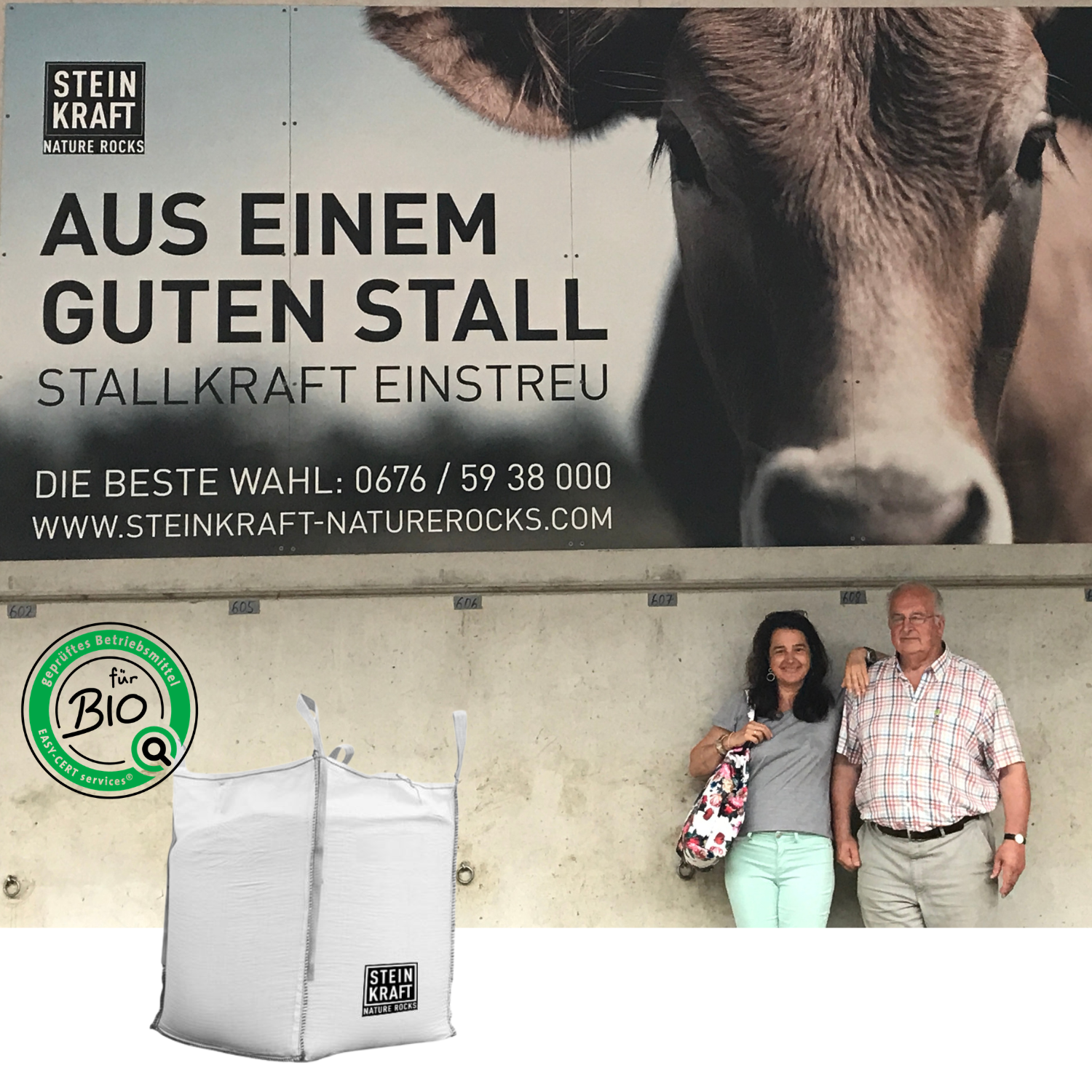 STALLKRAFT bedding with zeolite and organic herbs
