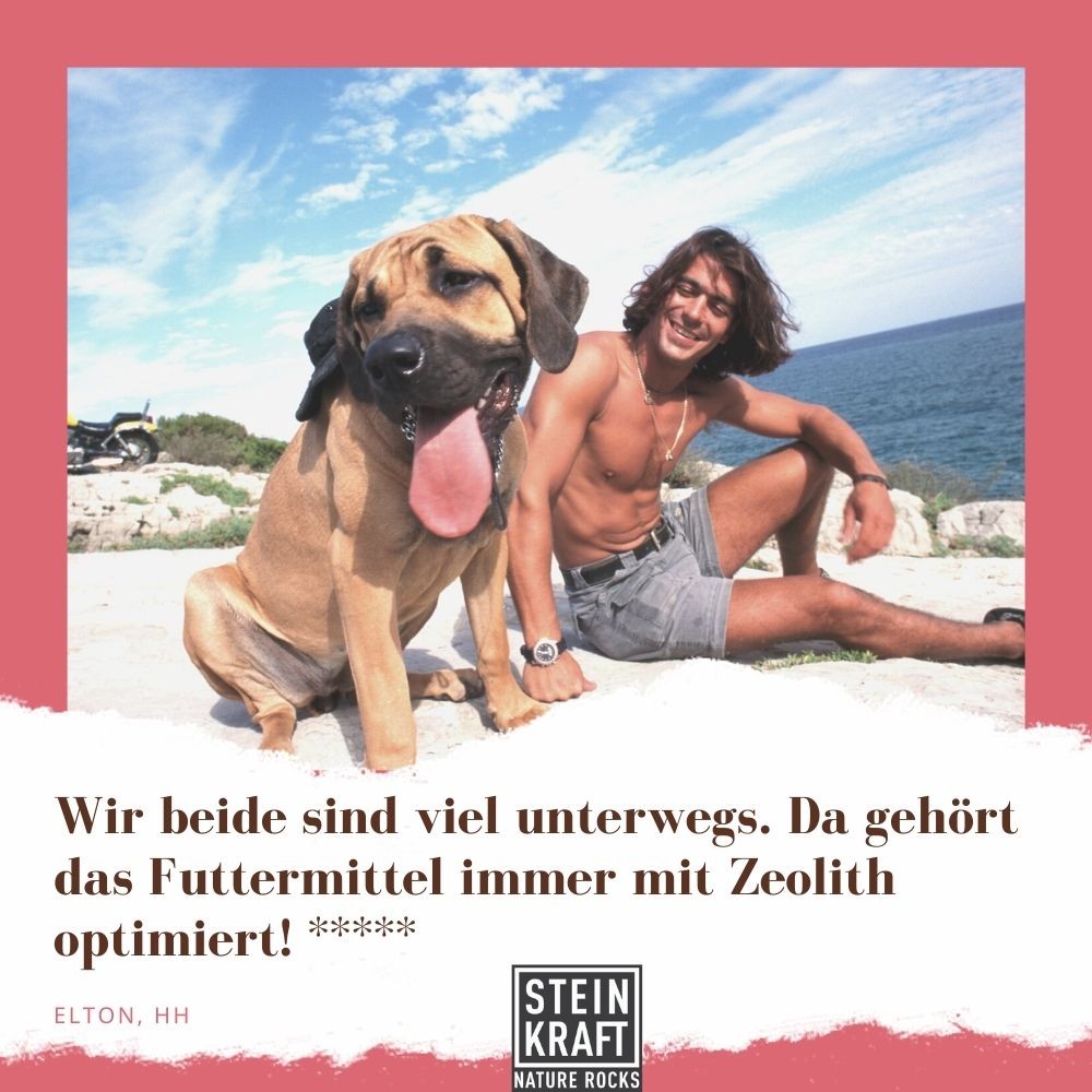 STEINKRAFT Zeolith für Hunde - Durchfall Vorsorge