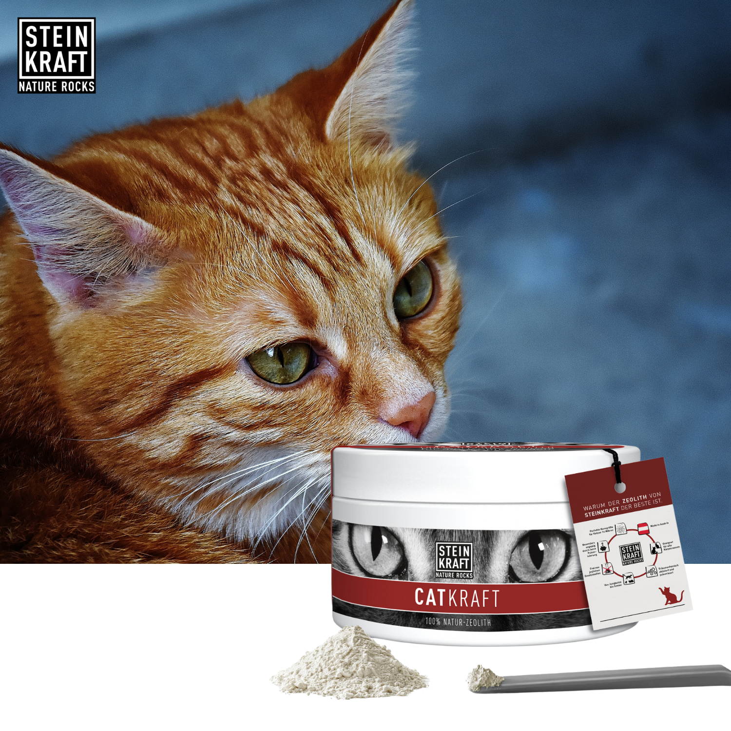 CATKRAFT Zeolith für Katzen 50g