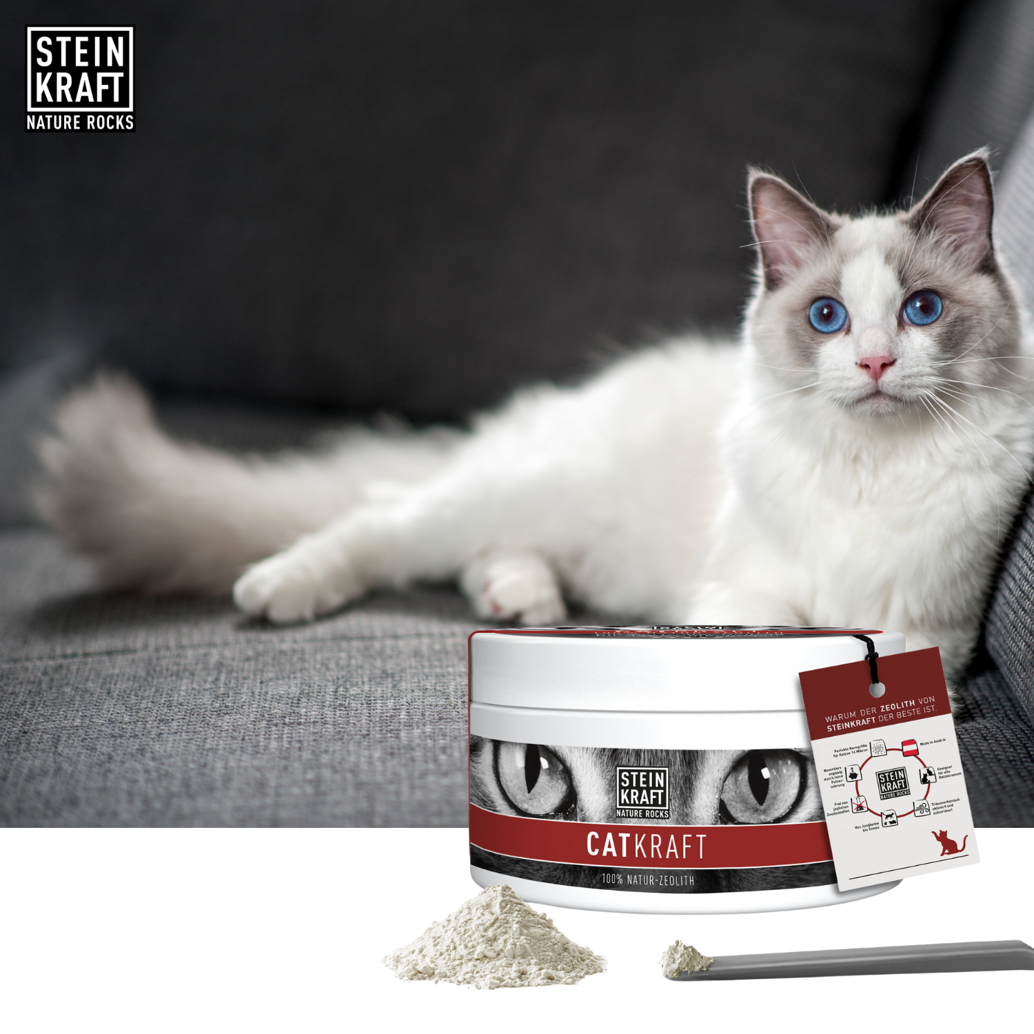 CATKRAFT Zeolith für Katzen 50g