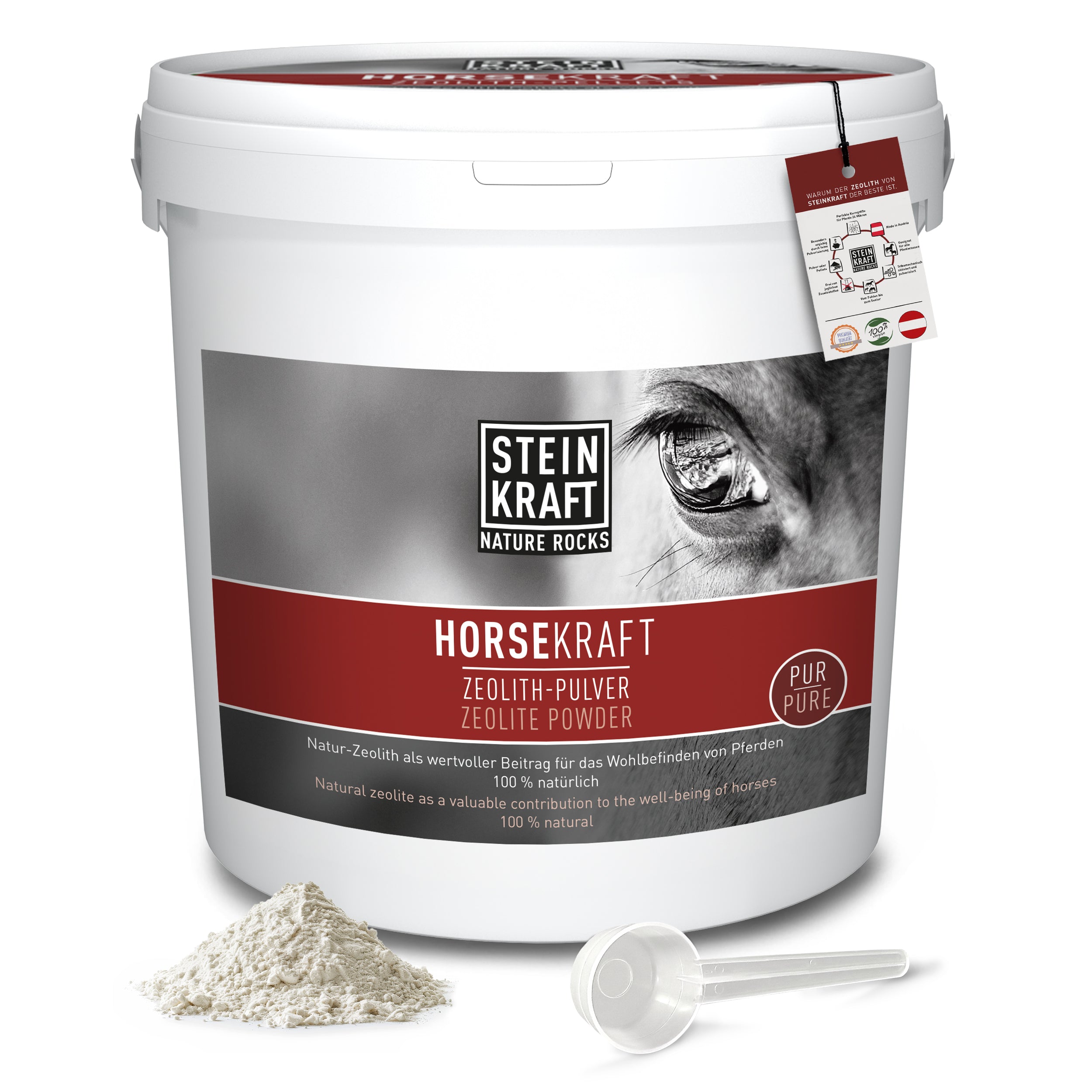 STEINKRAFT Zeolith Pulver für Pferde 7,5kg