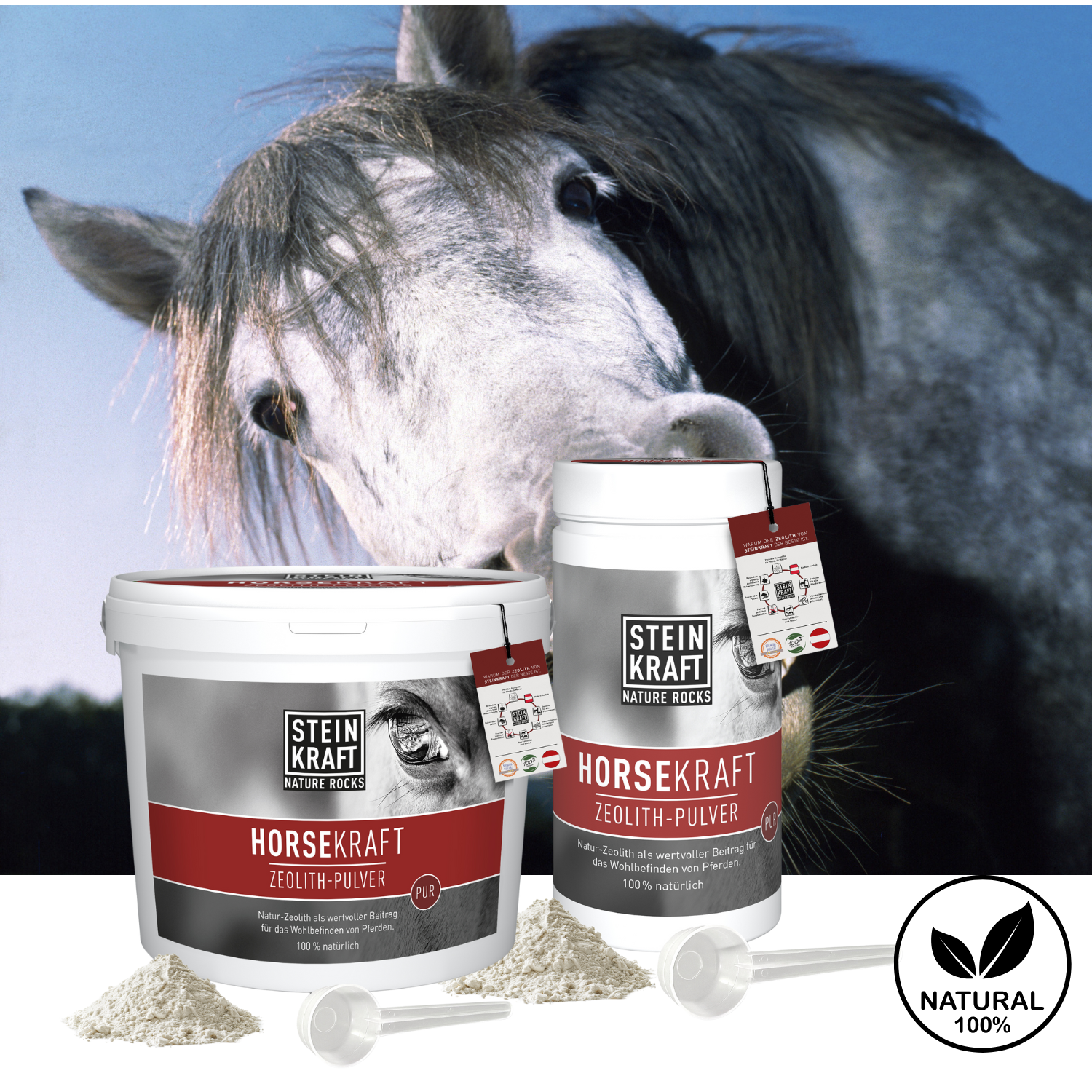 HORSEKRAFT Zeolith Pulver für Pferde