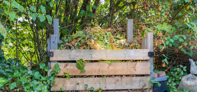 Komposthaufen mit Zeolith