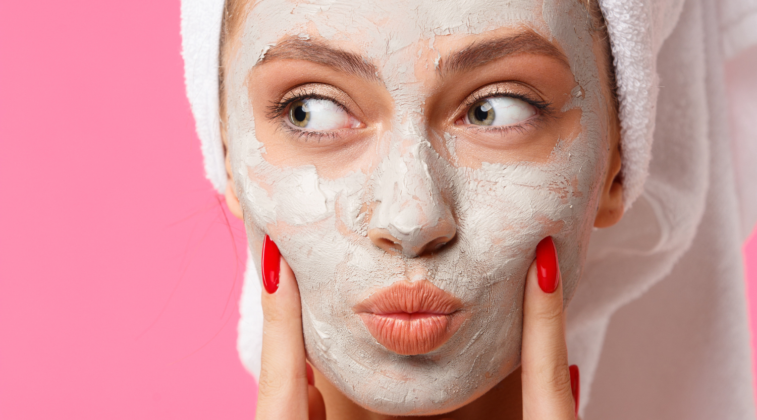Zeolith Gesichtsmaske Detox der Haut