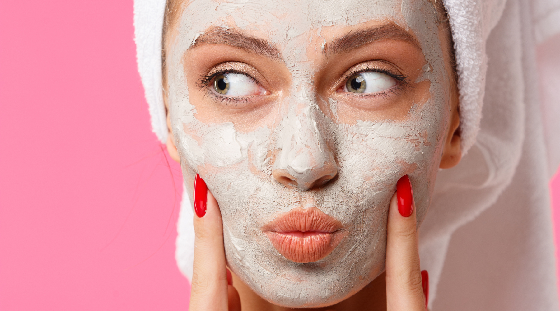 Zeolith Gesichtsmaske Detox der Haut