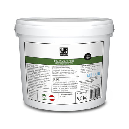 Steinkraft Bodenkraft Plus Wasserspeicher-Pellets mit Zeolith und Vermiculit für Gärten und Hochbeete
