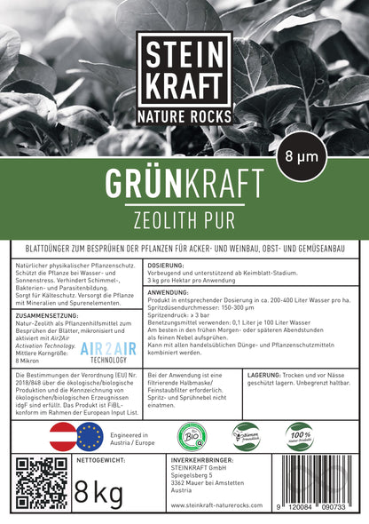 GRÜNKRAFT Zeolith Pur Blattdünger