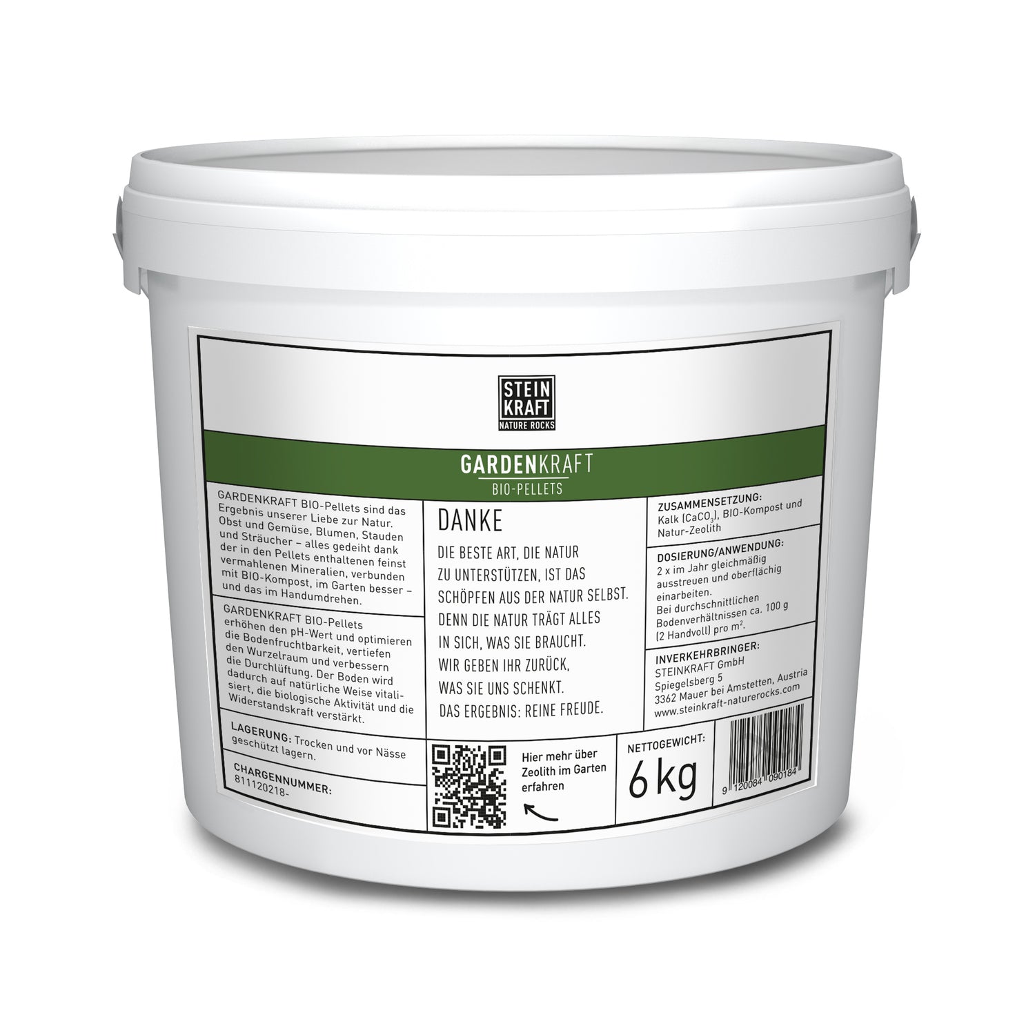 GARDENKRAFT Bio Zeolith Pellets 6kg