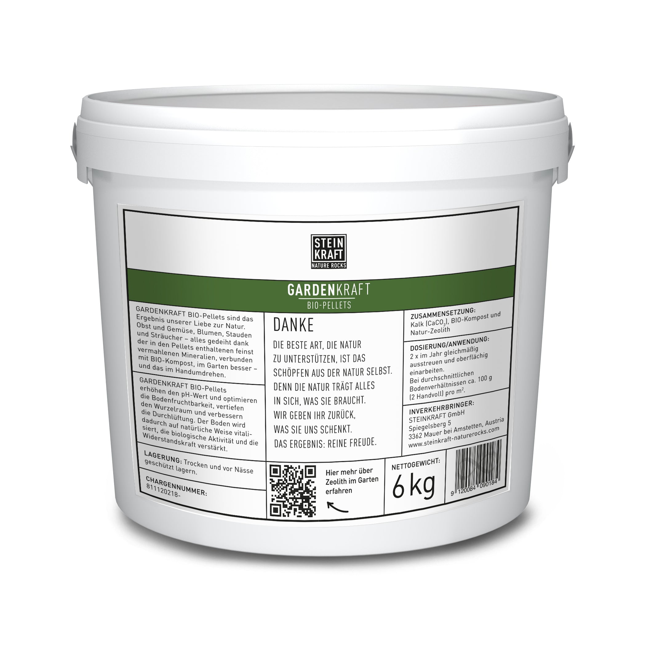 GARDENKRAFT Bio Zeolith Pellets 6kg