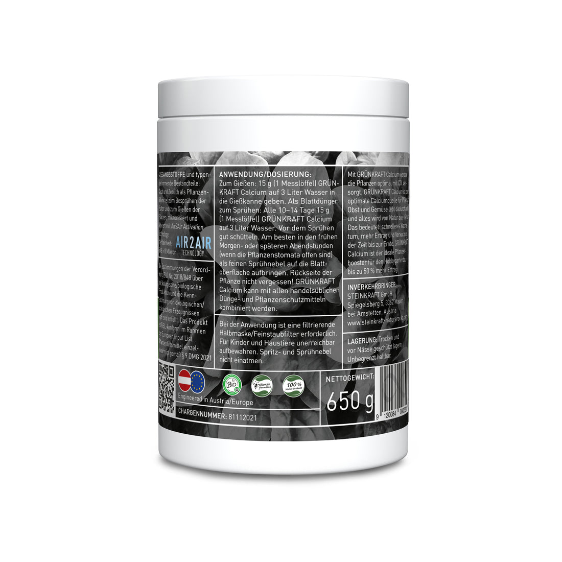 GRÜNKRAFT Calcium Blatt Dünger mit Zeolith