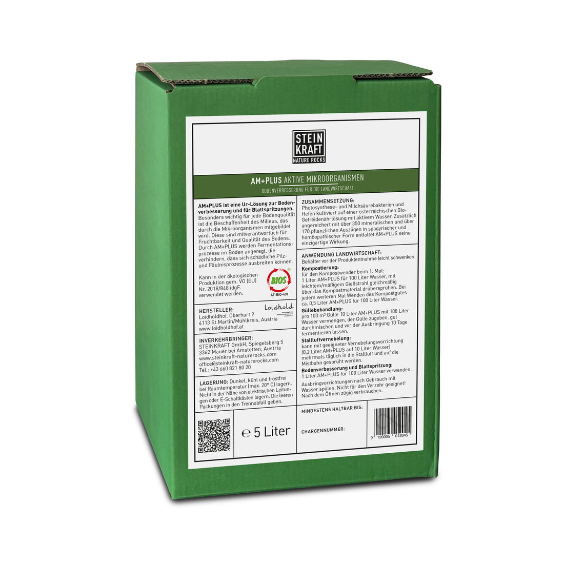 STEINKRAFT Mikroorganismen Urlösung mit vielen Mineralien für Garten und Zimmerpflanzen