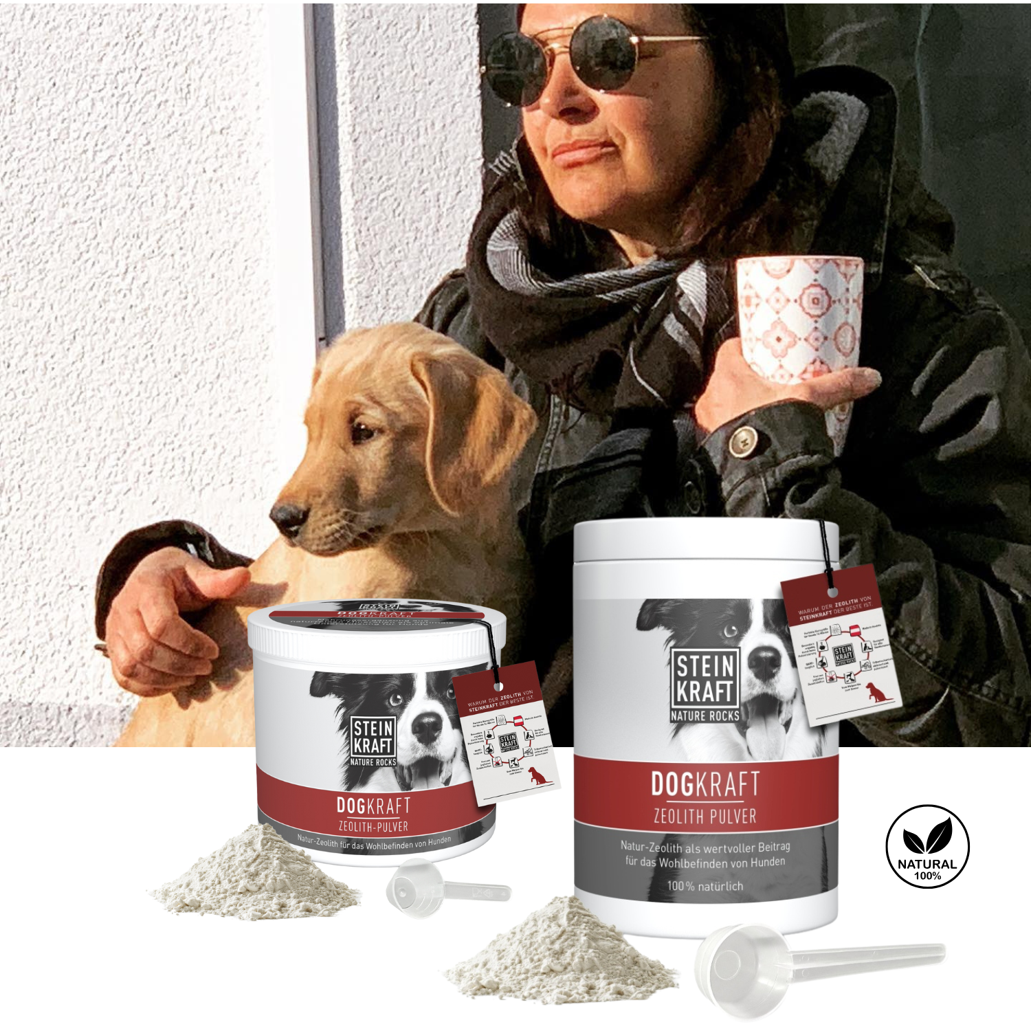 STEINKRAFT Zeolith für Hunde kaufen 250 g und 450 g
