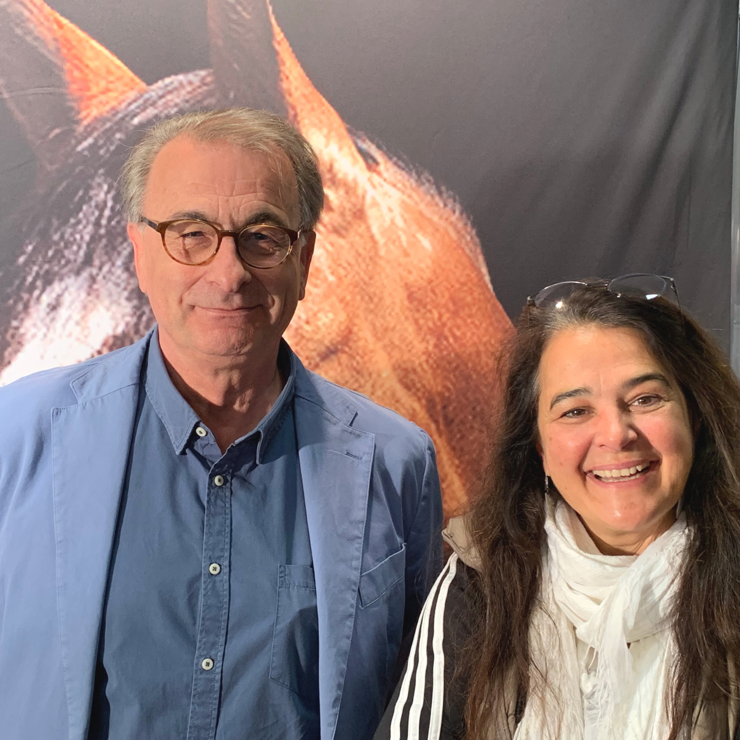 STEINKRAFT Zeolith Team: Reinhard Tötschinger und Michaela Schirmbrand-Pfeiffer auf der Pferd Wels