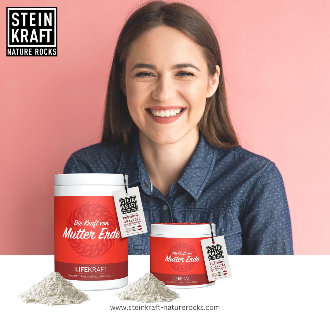 STEINKRAFT Zeolith in der Kosmetik Premiumqualität zum Entgiften über die Haut