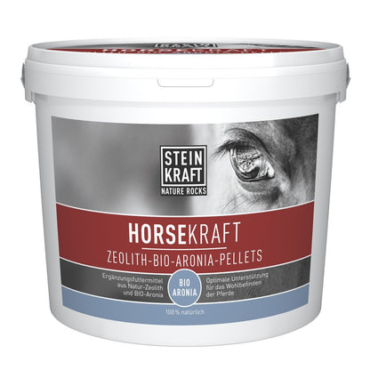 STEINKRAFT Zeolith - HORSEKRAFT Zeolith Bio-Aronia Pellets Kübel