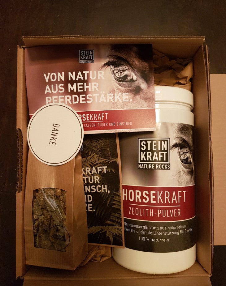 STEINKRAFT Zeolith Pulver für Pferde - Postversand I Pferdefutter