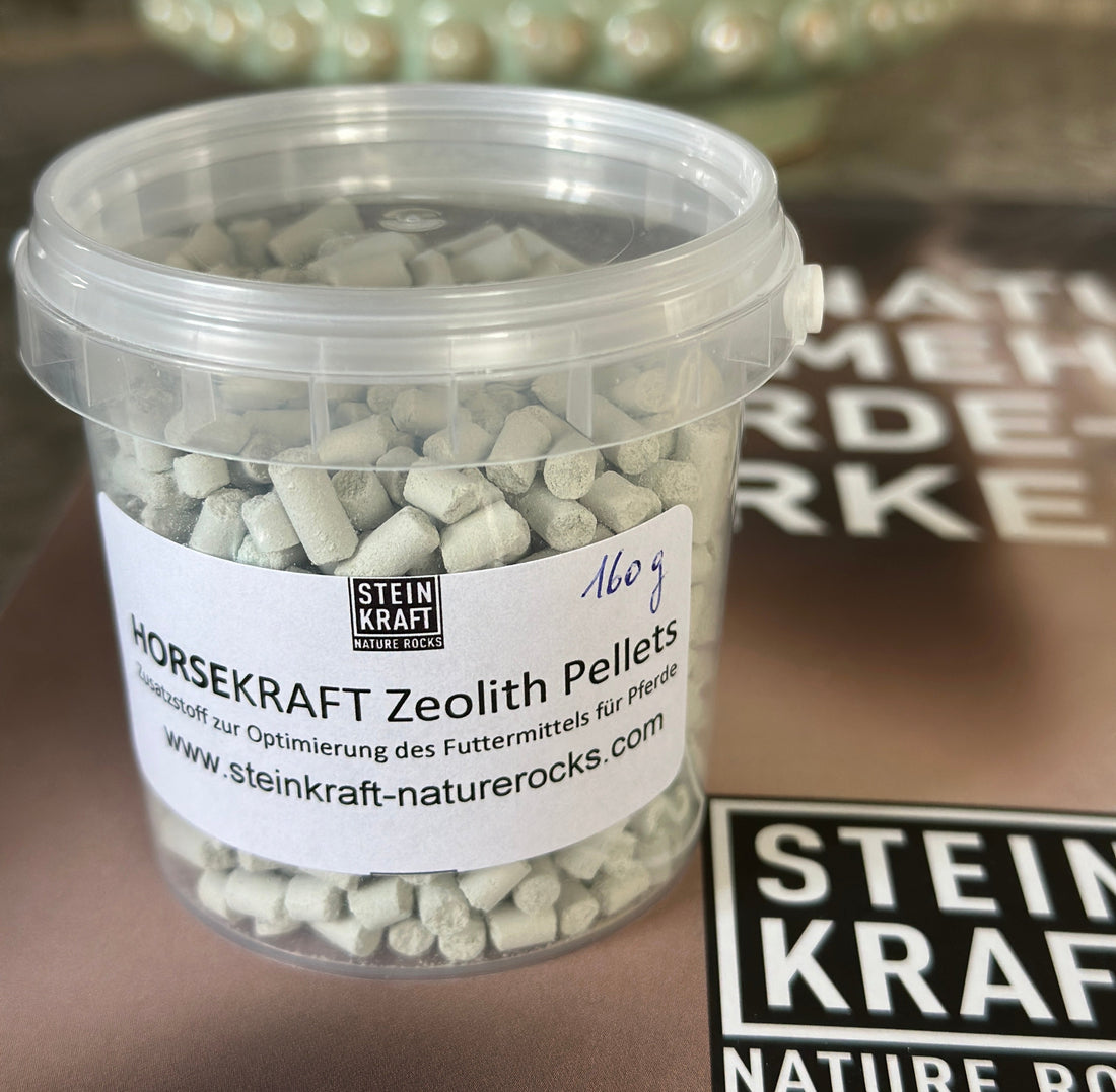 Probierpackung Zeolith Pellets für Pferde von STEINKRAFT 160g