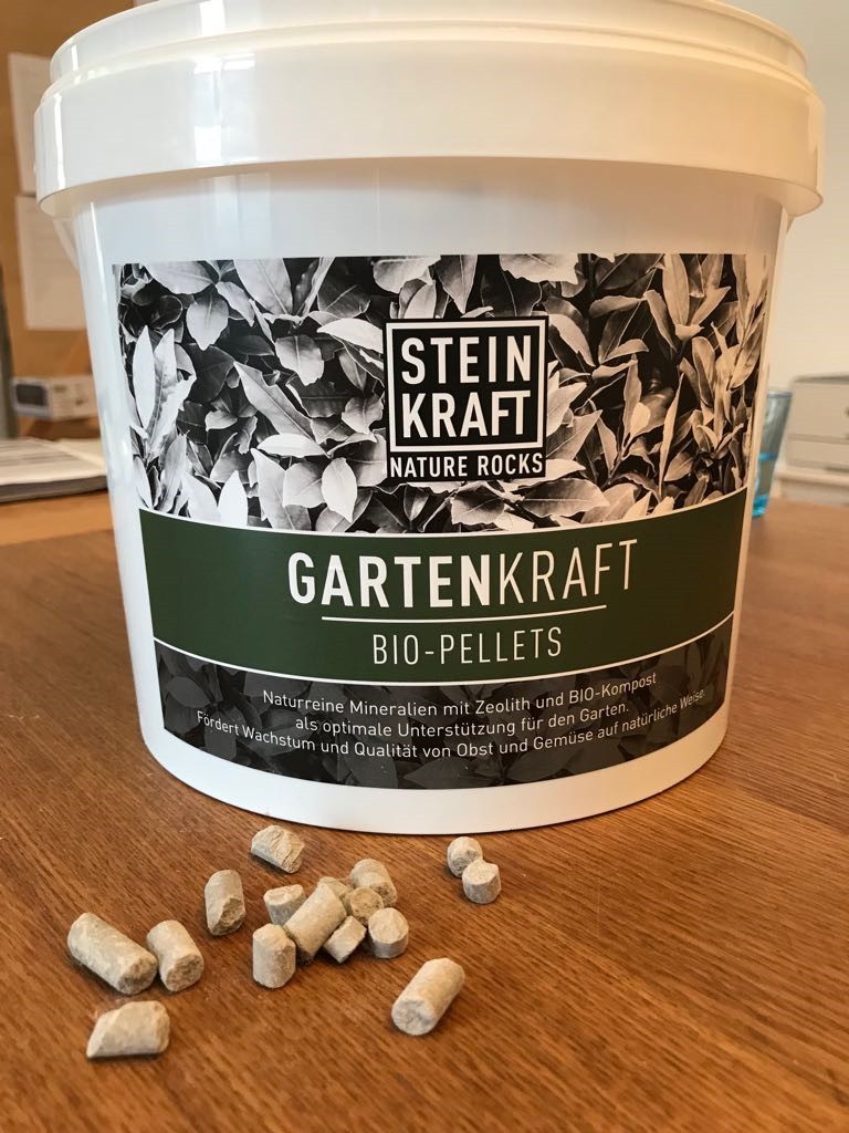 Bio-Pellets mit Zeolith zur Bodenverbesserung - vegan