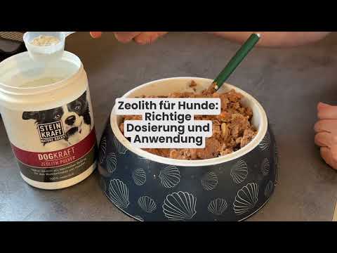ZEOLITH Pulver für Hunde - DOGKRAFT von Steinkraft